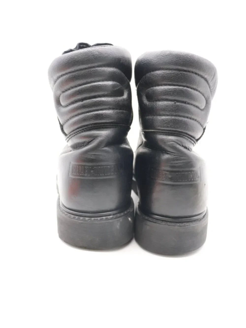 Harley Davidson Men's 13 Motor Cycles Black Leather Steel Toe Safety Moto Boots